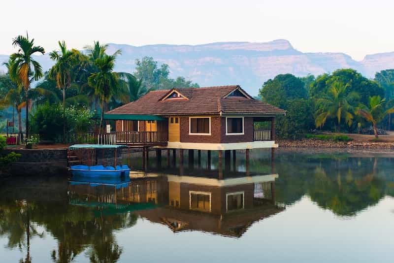 Scenic views of Raigad, Maharashtra, showing historical forts and natural landscapes