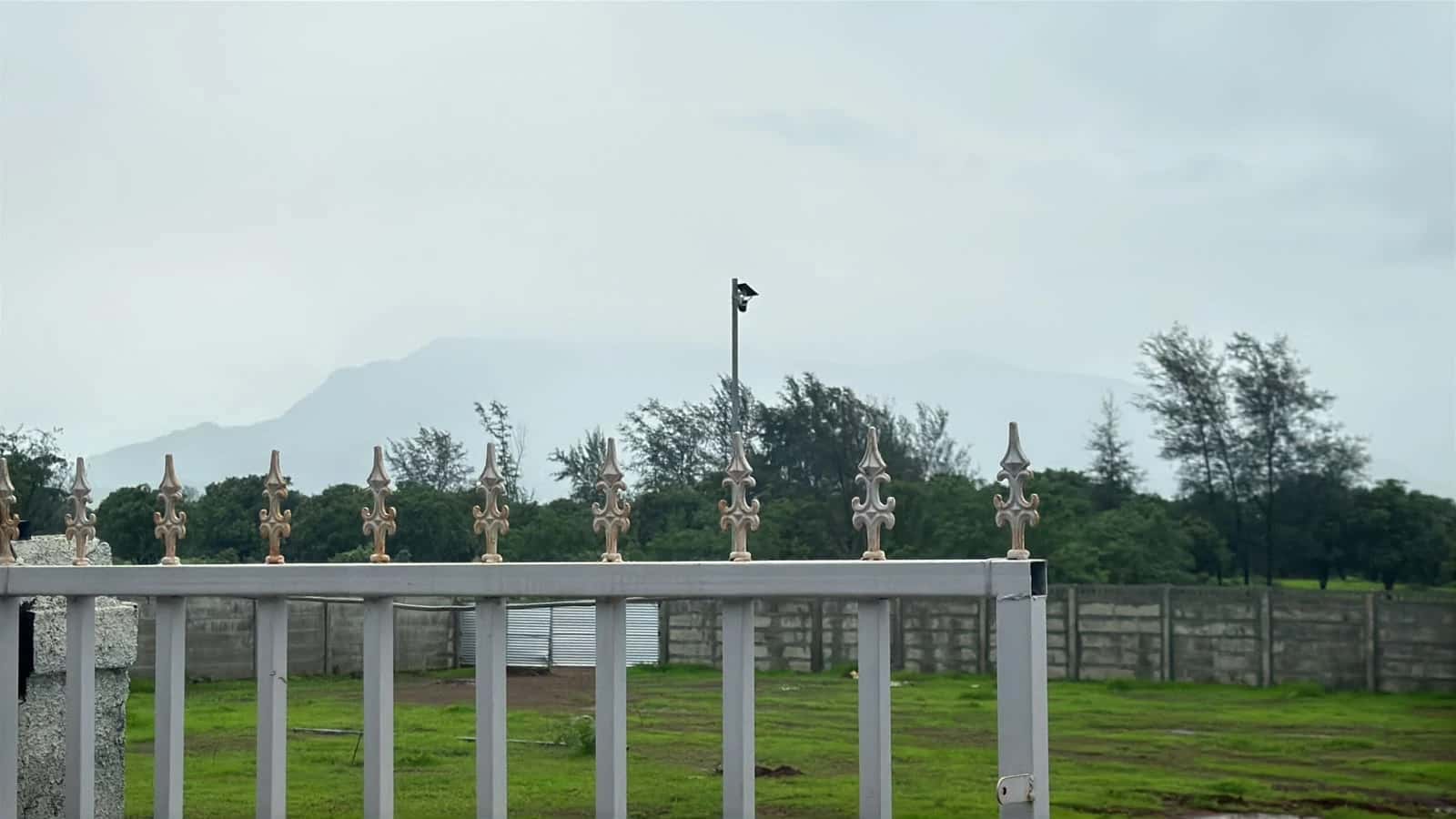 Mountain view and garden area in Raigad