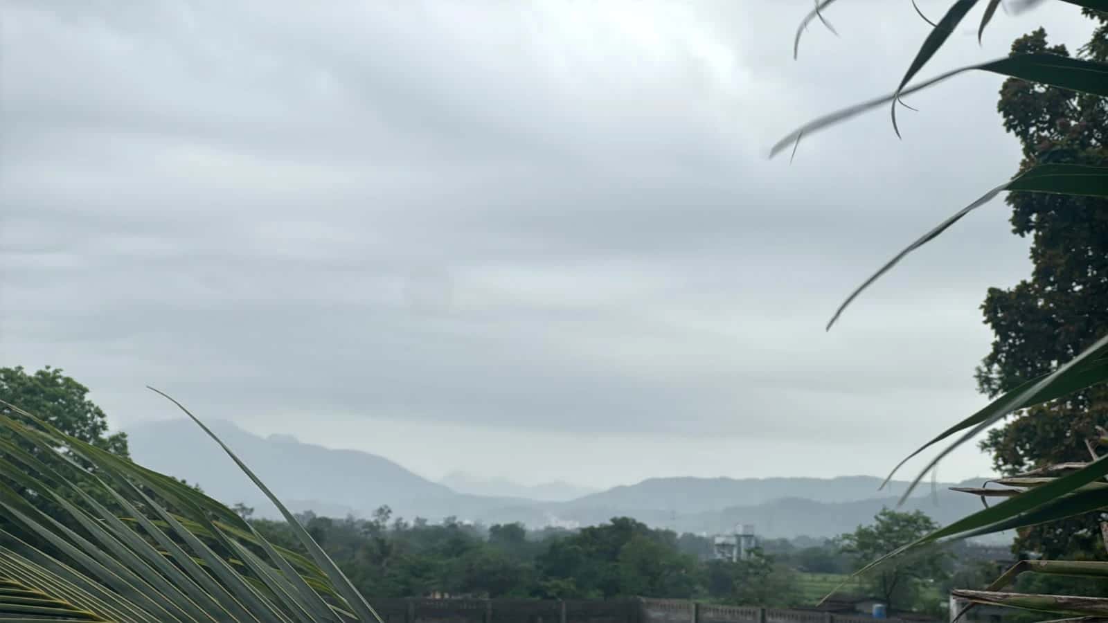 Scenic mountain landscape in Raigad